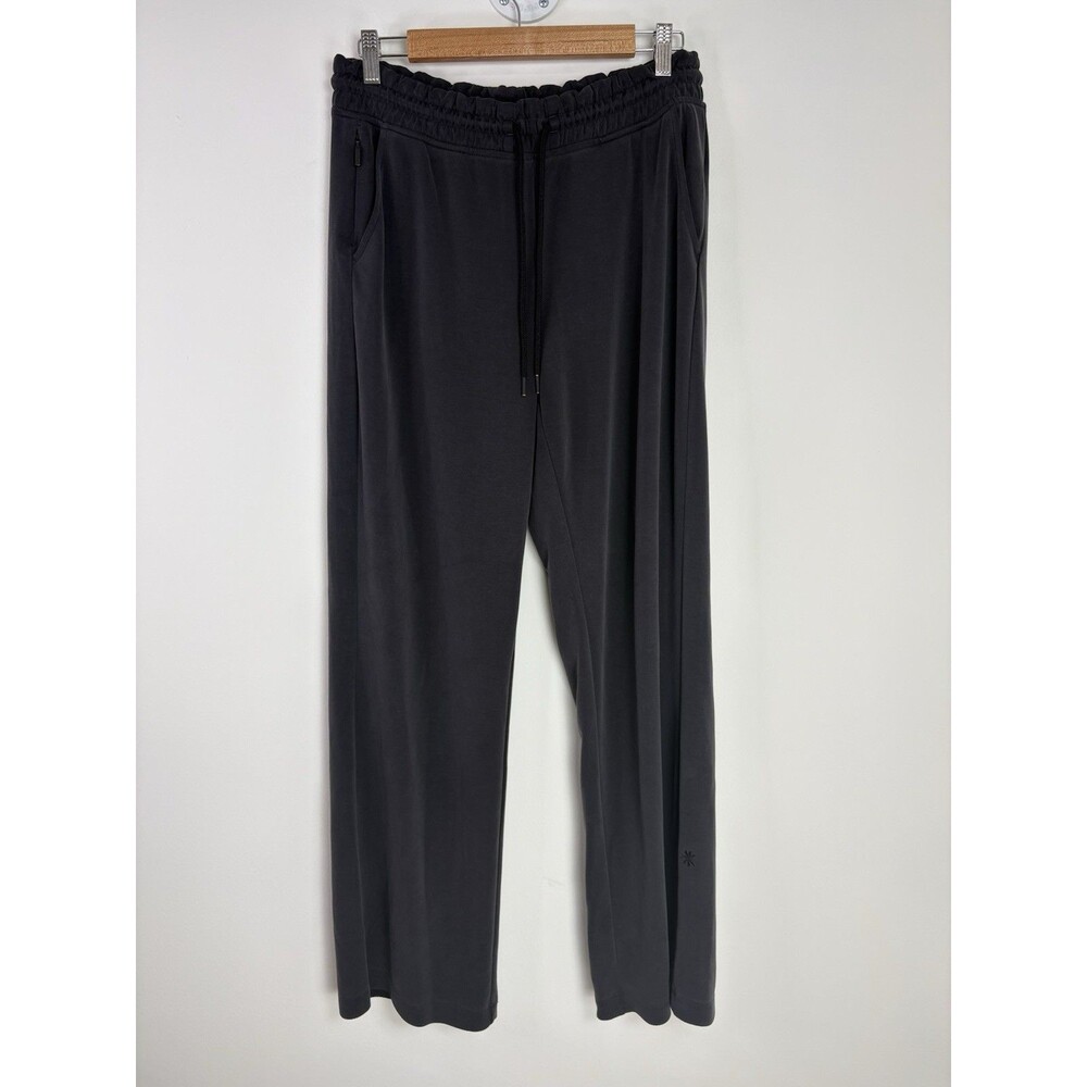 Athleta Seasoft Mid Rise Straight Casual Pant (Sz M) Lounge Comfort 472259